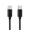 Type-C - Type-C PD QC 3A 60W C296 kábel (hosszú csatlakozó 8mm) 1 m fekete thumbnail