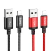 USB A - Lightning Hoco 2,4A 1 m X89 fekete kábel thumbnail