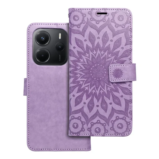 MEZZO fliptok Xiaomi Redmi Note 14 5G mandala lila - 1