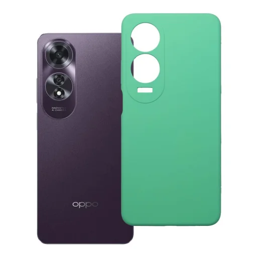Szilikon 2mm tok OPPO A60-hoz zöld - 5