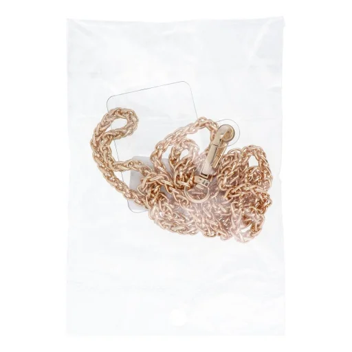 CHAIN #83 Telefon nyakpánt / zsinór hossza 80 cm (40 cm a hurkon) / nyakba akasztható - arany - 3