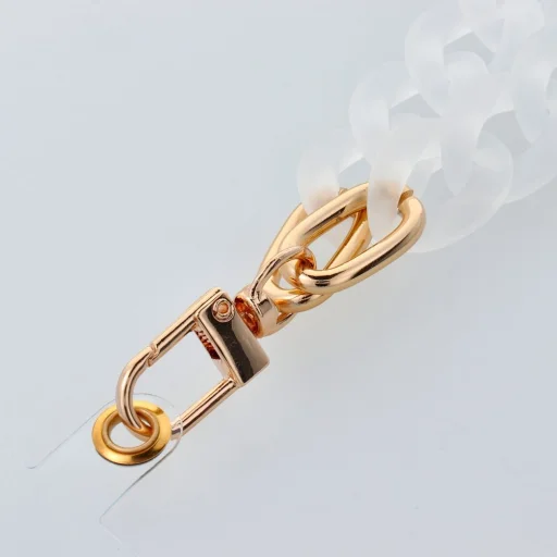 PANAMA LONG Mobiltelefon nyakpánt, Telefontartó / zsinór hossza 80cm (hurokban 40cm) / nyakba - fehér - 2