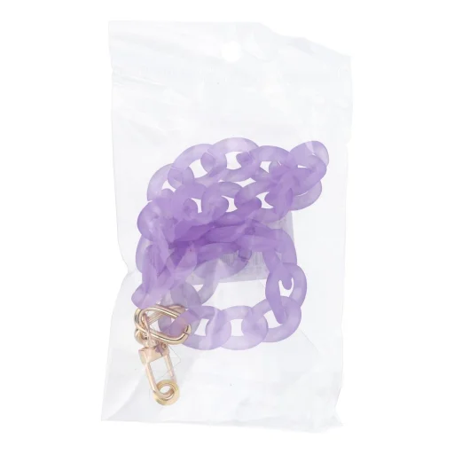 PANAMA telefontartó pánt, telefontartó medál / zsinór hossza 40 cm (a hurokban 20 cm) / csuklóra - lila - 2