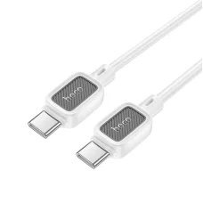 Cable USB C-USB C Hoco 3A 60W 1 m X108 fehér