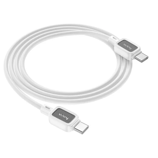 Cable USB C-USB C Hoco 3A 60W 1 m X108 fehér - 2