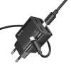 HOCO töltő 2 x Type C + 2 x USB A + Type C kábel Lightningre PD QC3.0 3A 30W N56 fekete thumbnail