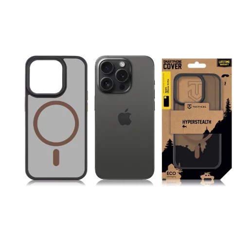 Tactical MagForce Hyperstealth 2.0 tok iPhone 15 Pro Black/Moucha Moose - 3