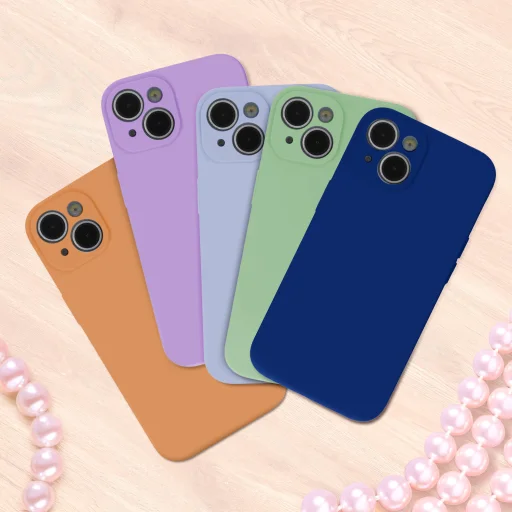  iPhone 17 Pro 6,3" Atlanti Kék Szilikon tok - 5