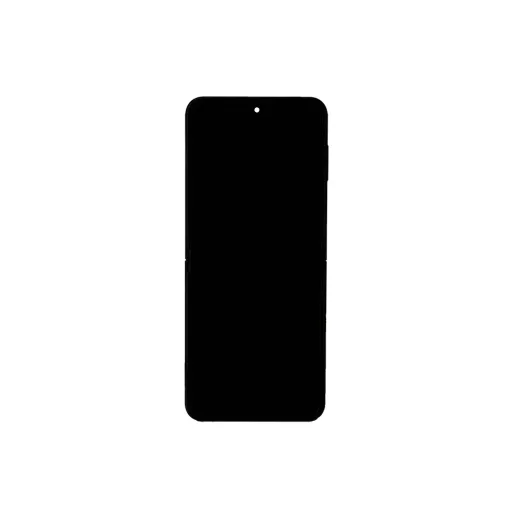 LCD kijelző + Érintőegység + Előlap Samsung F731 Galaxy Z Flip 5 5G Szürke (Szerviz csomag) - 1