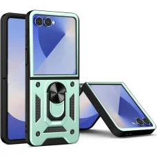  Samsung Galaxy Z Flip7 Zöld Techsuit CamShield sorozat tok