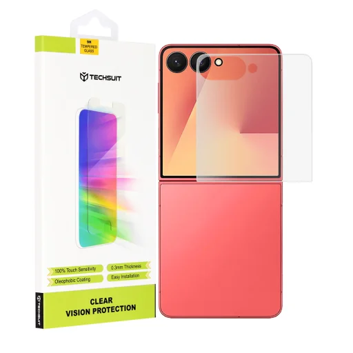  Samsung Galaxy Z Flip7 Átlátszó Techsuit Clear Vision Glass üvegfólia - 1
