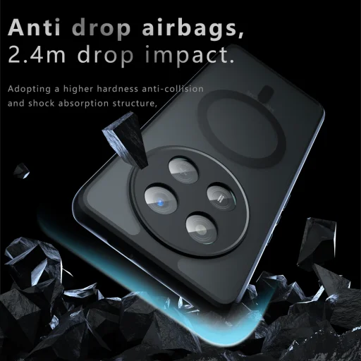 Techsuit - PureFrost MagSafe tok - Honor Magic7 Lite / X9c - Matt fekete. - 2