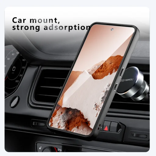 PureFrost Techsuit - MagSafe tok - Nothing CMF Phone 2 Pro - Fagyos Fekete - 4