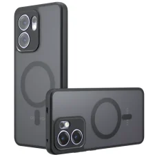 Oppo Reno13 F 4G / Reno13 F 5G / Reno13 FS 5G - Techsuit - PureFrost MagSafe - Fagyos Fekete tok