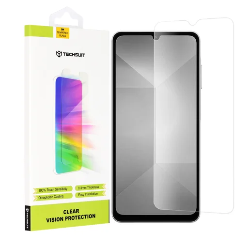 Samsung Galaxy A07 4G - Techsuit - Priehľadné ochranné sklo - Clear Vision. Tvrdené sklo. - 1