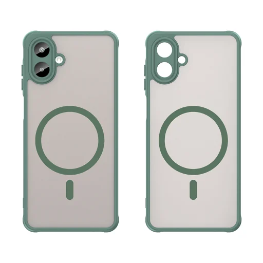 Samsung Galaxy A07 4G Techsuit - HaloFrost II MagSafe tok - Zöld - 2