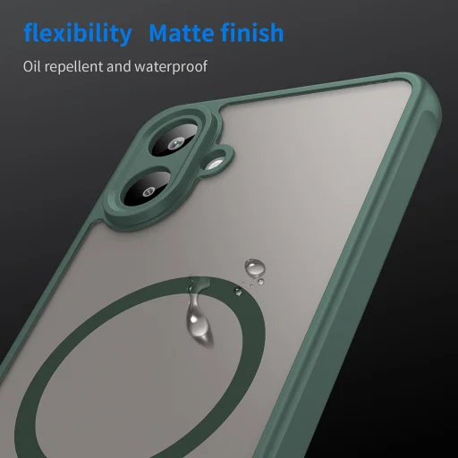 Samsung Galaxy A07 4G Techsuit - HaloFrost II MagSafe tok - Zöld - 6