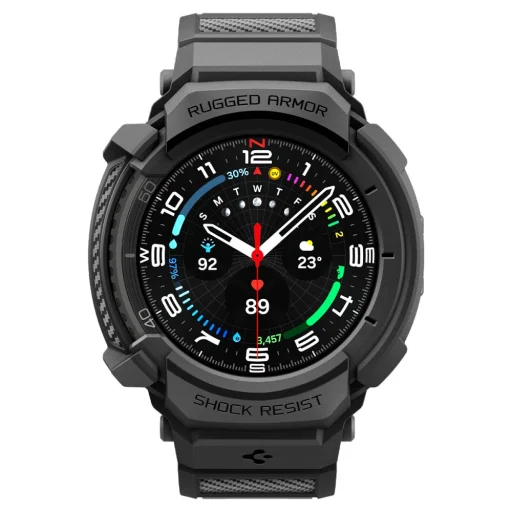 Spigen Rugged Armor "pro" Samsung Galaxy Watch 8 Classic (46 mm) Matt Fekete - 2