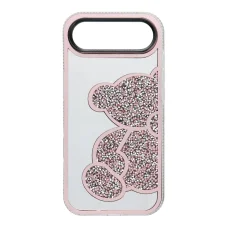  iPhone 17 Air rózsaszín TEDDY BEAR tok