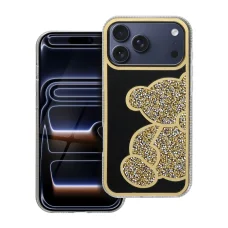 Teddy Bear tok iPhone 17 Pro Max / 18 Pro Max készülékhez, arany