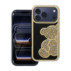 Teddy Bear tok iPhone 17 Pro / 18 Pro készülékhez, arany
