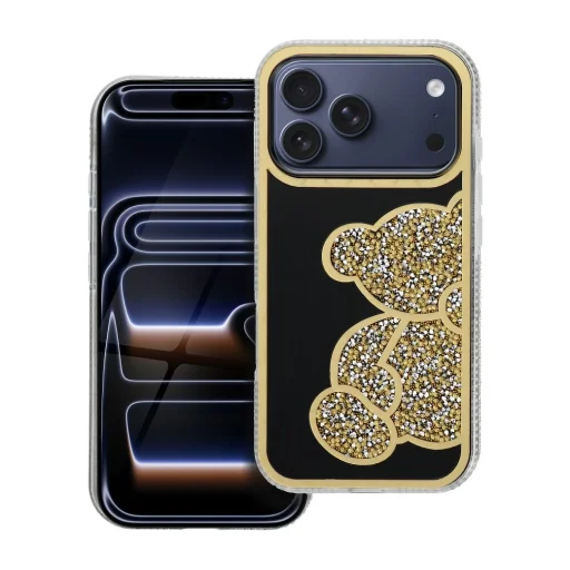  iPhone 17 Pro arany TEDDY BEAR tok - 11