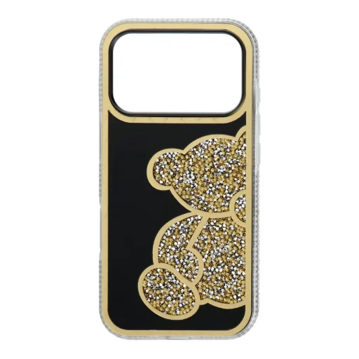  iPhone 17 Pro arany TEDDY BEAR tok - 1