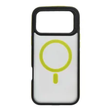  iPhone 17 Pro Max sárga NEO tok kompatibilis MagSafe tokkal