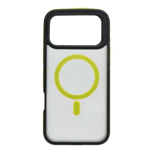  iPhone 17 Pro Max sárga NEO tok kompatibilis MagSafe tokkal - 1