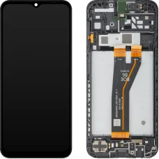 LCD Kijelző Modul Samsung Galaxy A14 5G A146, nem EU verzió, fekete