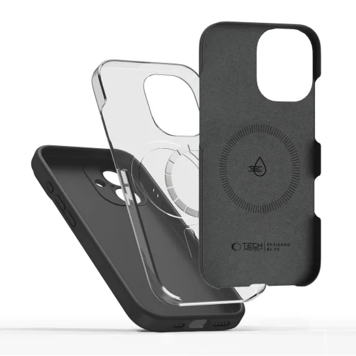  iPhone 17 Fekete Tech-protect Szilikon Magsafe tok - 2