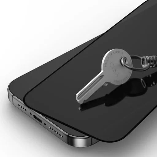 Tech-protect Quick Set Spy+ 2-pack iPhone 14 Pro privát üvegfólia - 5