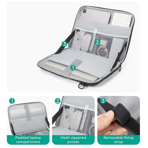 Tech-protect Ranger-x Tactical Laptop 13-14 Fekete - 5