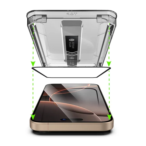 Techsuit TitanGlass FullCover - fekete iPhone XS Max / iPhone 11 Pro Max-hoz. üvegfólia - 7