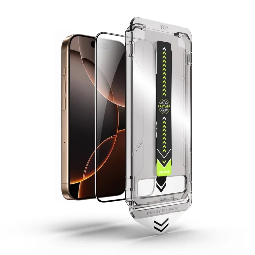 Techsuit TitanGlass FullCover - fekete iPhone XS Max / iPhone 11 Pro Max-hoz. üvegfólia - 2