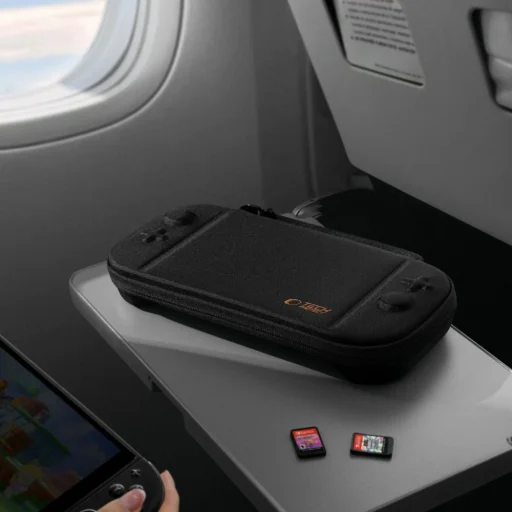 Tech-protect Slim Pouch Nintendo Switch 2 Fekete tok - 11