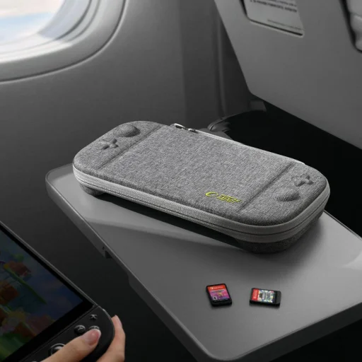 Tech-protect Slim Pouch Nintendo Switch 2 Sötétszürke tok - 11
