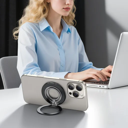 Tech-protect Mmr600 Mágneses Magsafe Telefontartó Szatén Fekete - 3