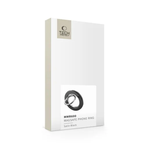 Tech-protect Mmr600 Mágneses Magsafe Telefontartó Szatén Fekete - 6