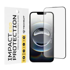 Techsuit - ESD üveg - iPhone 16e - fekete üvegfólia