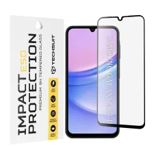 Samsung Galaxy A15 4G / A15 5G / M15 - Techsuit - ESD Üveg - Fekete üvegfólia