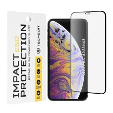 ESD Üvegvédő - Techsuit - iPhone XS Max / iPhone 11 Pro Max - Fekete. üvegfólia