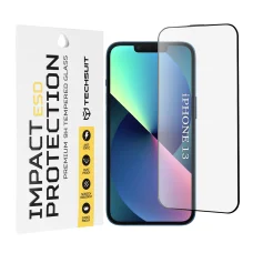 ESD Glass védőfólia - iPhone 13 / iPhone 13 Pro / iPhone 14 - Fekete - Techsuit.