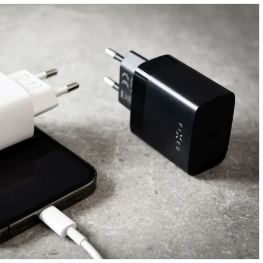 Fixed - Fali töltő (FIXC20N-C-BK) - Type-C, Power Delivery 3.0, 20W - Fekete - 4