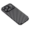  iPhone 17 Pro Fekete Techsuit CarbonFiber tok