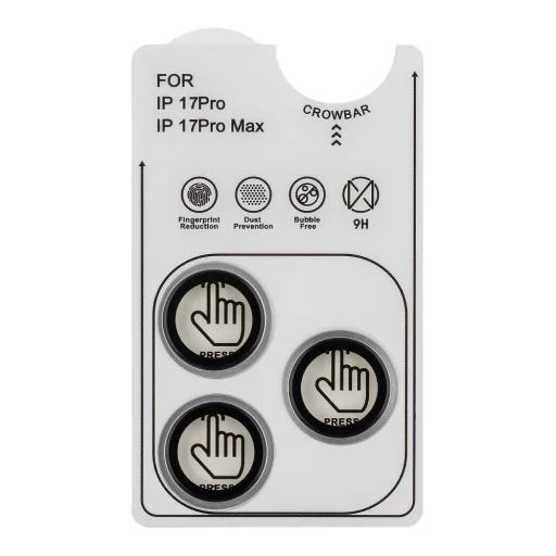  Apple iPhone 17 Pro/17 Pro Max Ezüst OBAL:ME Lencsevédő - 3