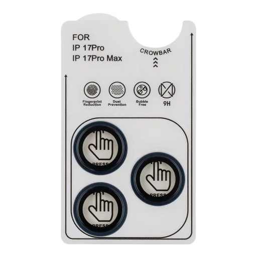  Apple iPhone 17 Pro/17 Pro Max Indigó OBAL:ME Lencsevédő üvegfólia - 3