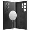 Ringke - Szilikon Mágneses MagSafe - Samsung Galaxy S24 Ultra - Fekete tok - 1