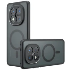 Xiaomi Redmi Note 14 Pro 5G / Poco X7 - Techsuit - PureFrost MagSafe - Frosted Black. tok