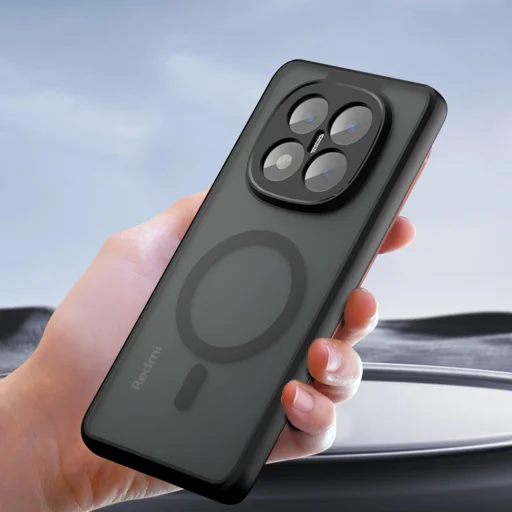 Xiaomi Redmi Note 14 Pro 5G / Poco X7 - Techsuit - PureFrost MagSafe - Frosted Black. tok - 2